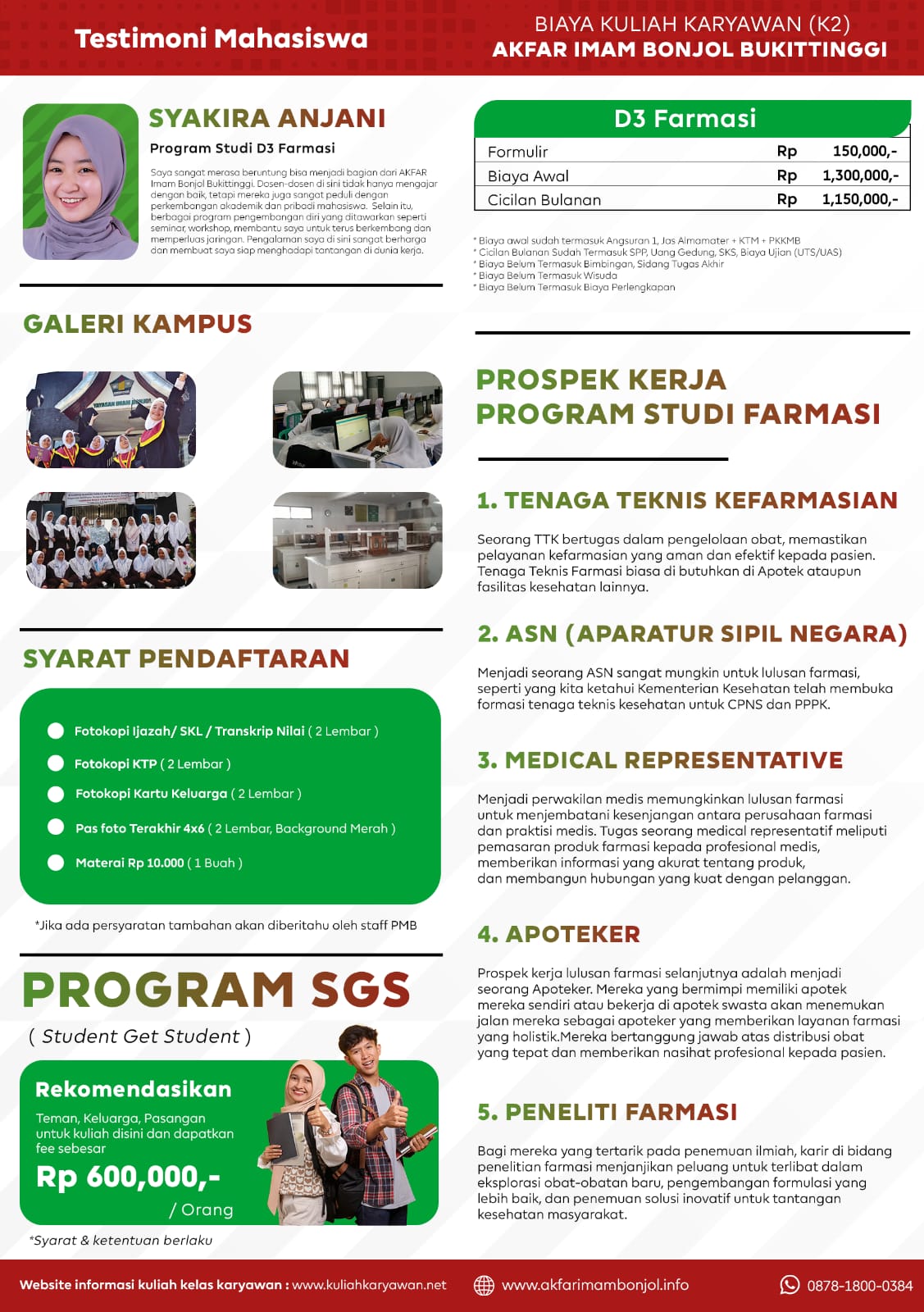 Daftar Kuliah Mudah Di AKFAR Imam Bonjol Bukittinggi