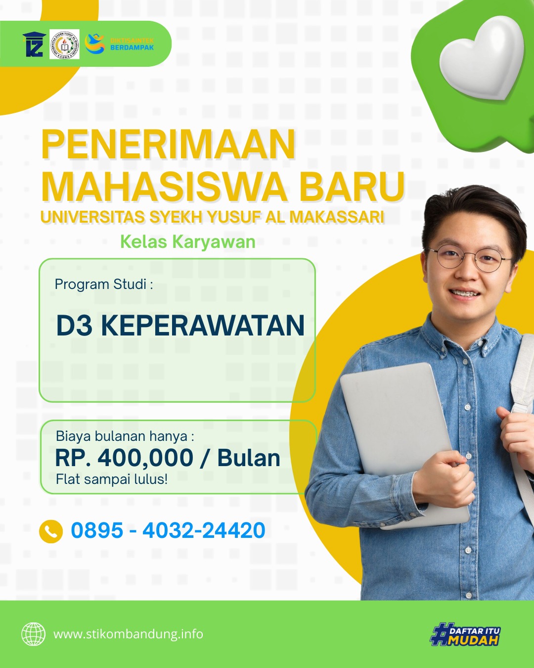 Kelas Karyawan D3 keperawatan Universitas Syekh Yusuf Al Makassari USY GOWA