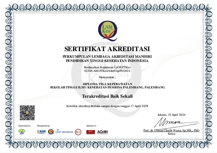 Akreditasi Jurusan D3 Keperawatan STIKES Pembina Palembang