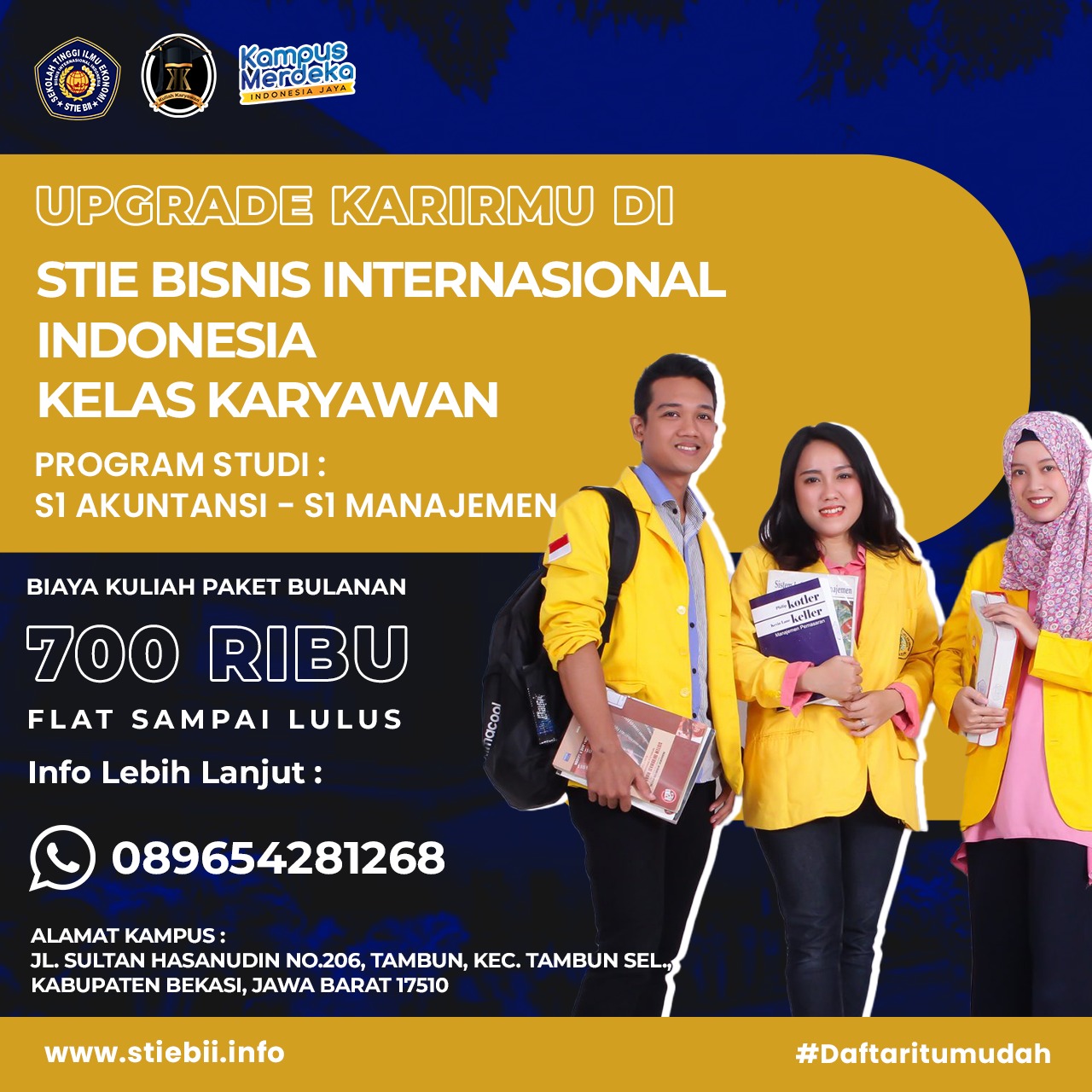 Pendaftaran Kuliah Gelombang Terakhir STIE BII Bekasi