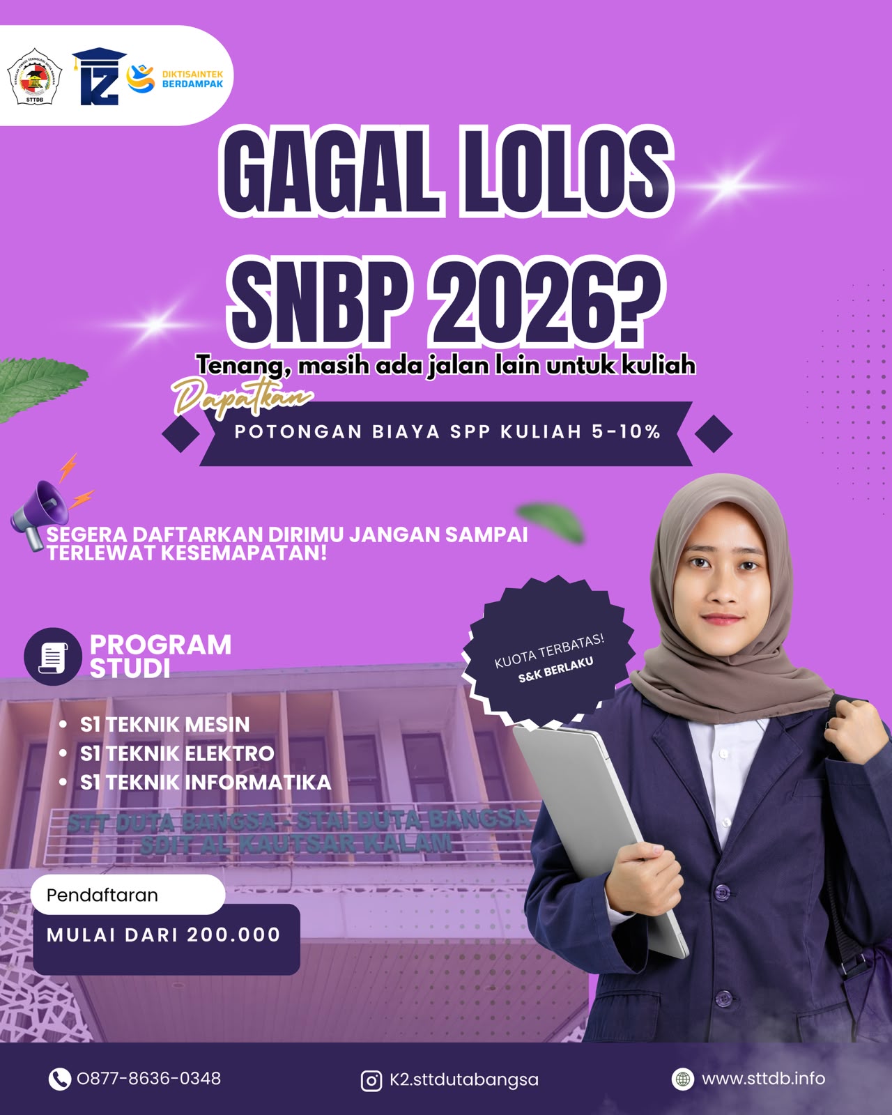 Nggak Lolos SNBP 2026, Jangan Sad Boy Dulu