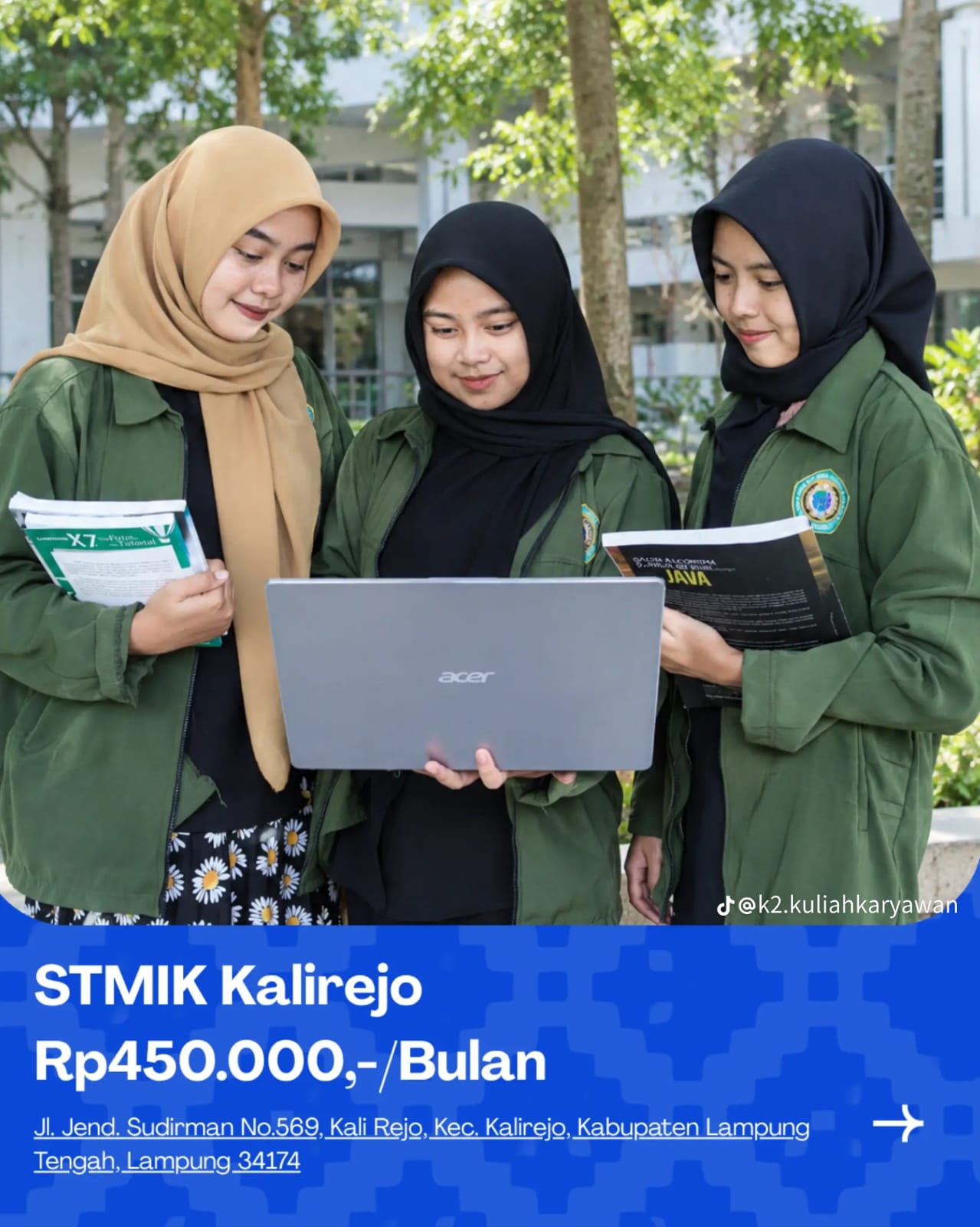 Kelas Karyawan STMIK Kalirejo Lampung Tengah