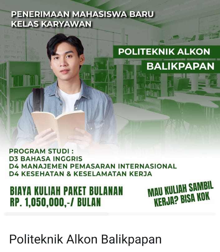 Kelebihan yang ditawarkan Politeknik Alkon Balikpapan