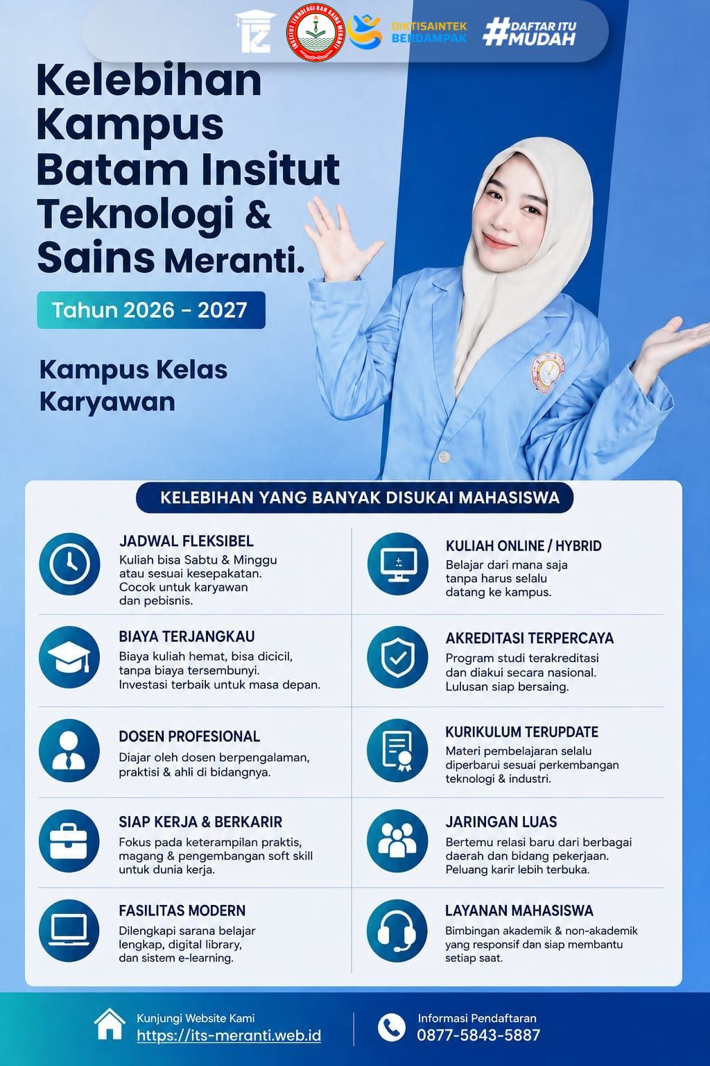 Kelebihan Kampus Insitut Teknologi Sains Meranti Batam