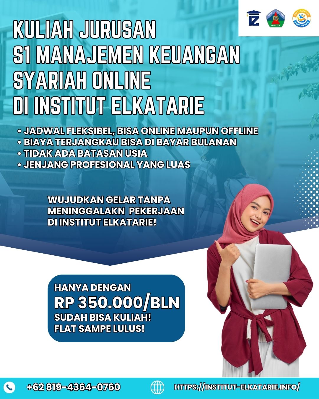 Kuliah Jurusan S1 Manajamen Keuangan Syariah Online di Institut ElKatarie