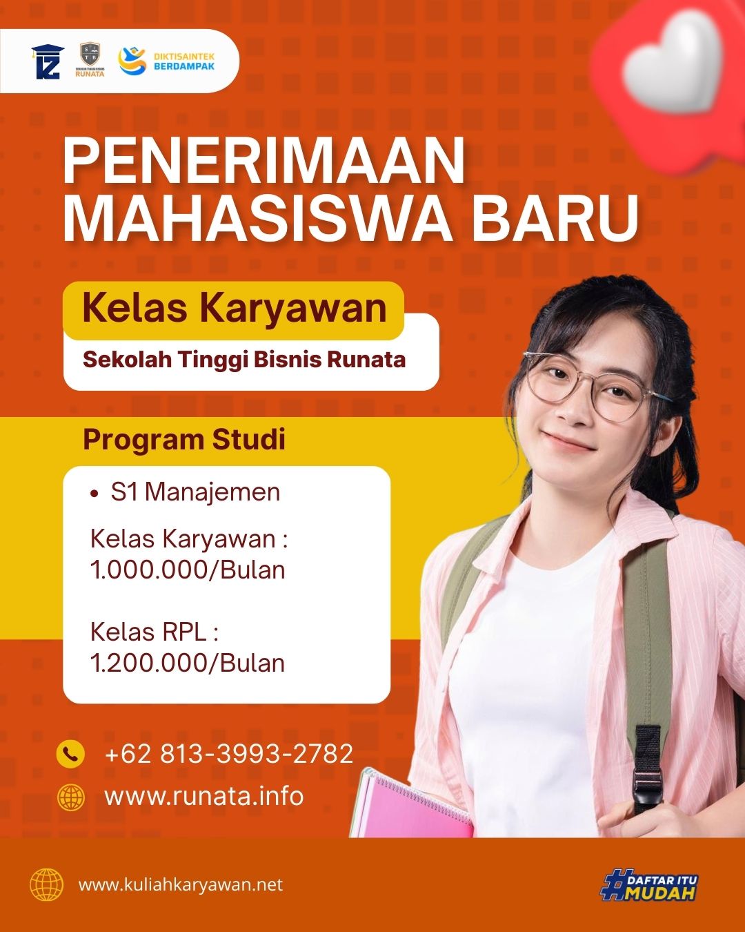 Kuliah Weekend Sekolah Tinggi Bisnis Runata