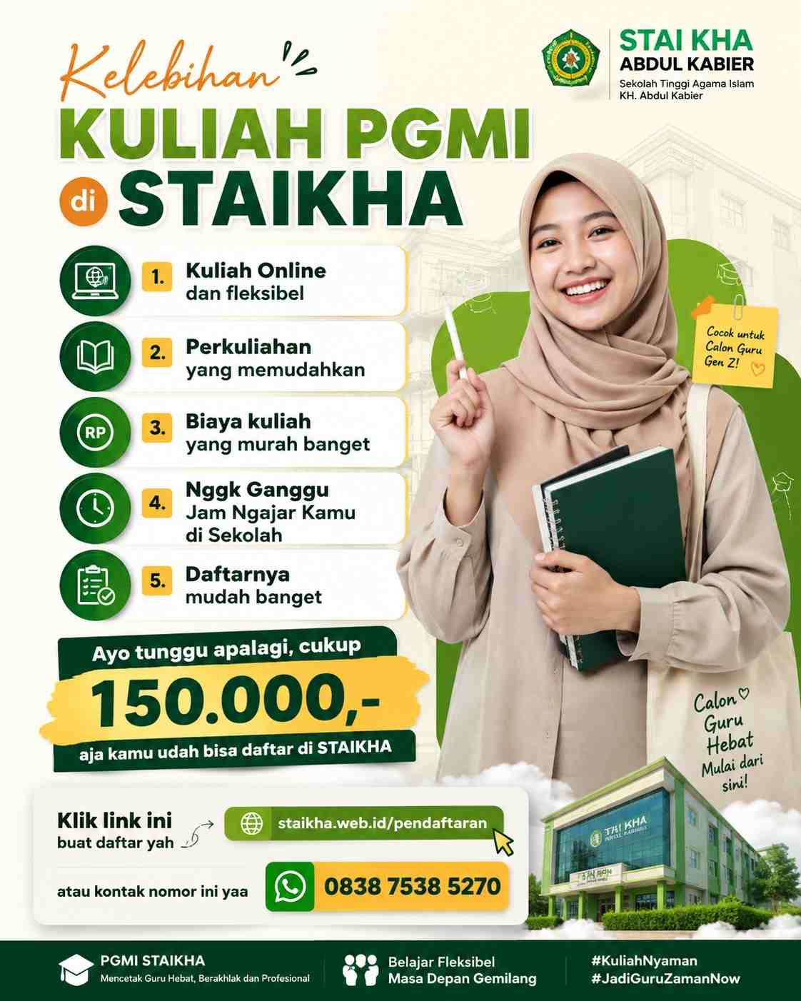 Calon Guru Gen Z Kuliah PGMI di STAIKHA