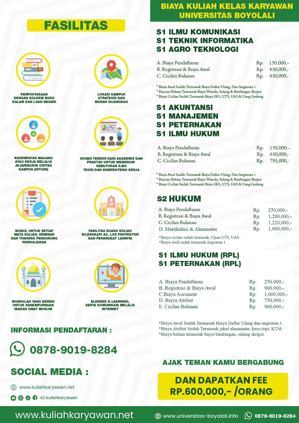 Cicilan Biaya Kuliah Di Boyolali