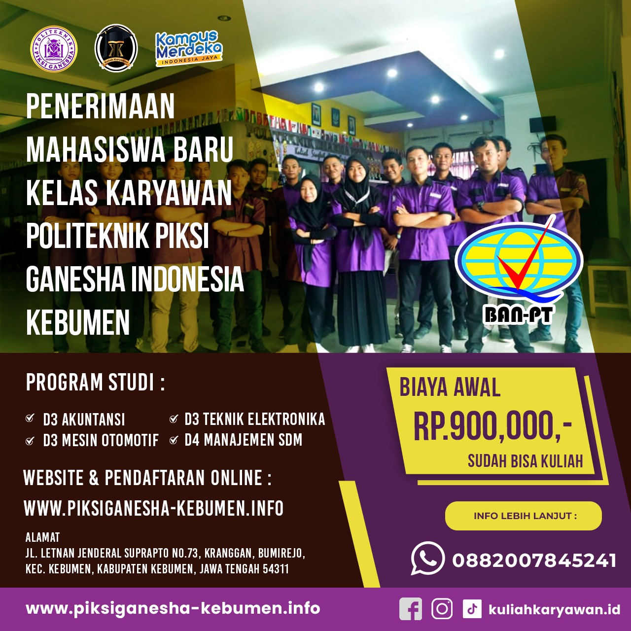 Kuliah Hybrid Jurusan Teknik Elektro dan Informatika Komputer di Kebumen
