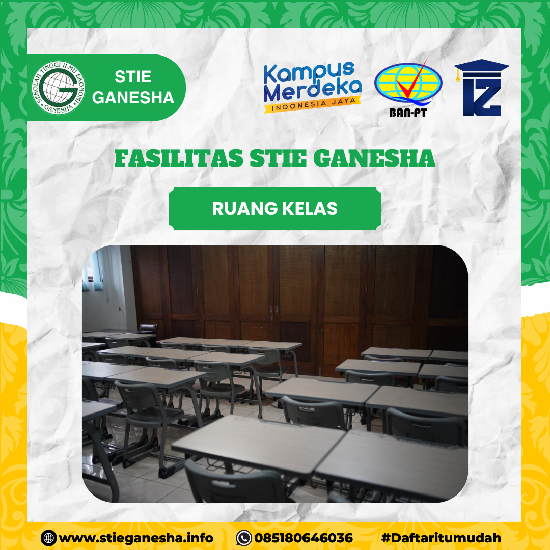 Fasilitas Lengkap Kuliah Nyaman di STIE Ganesha