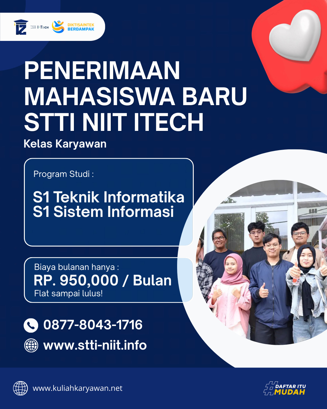 Program D3 Ke S1 Teknik Informatika Kampus ITECH Cipete Jakarta Selatan