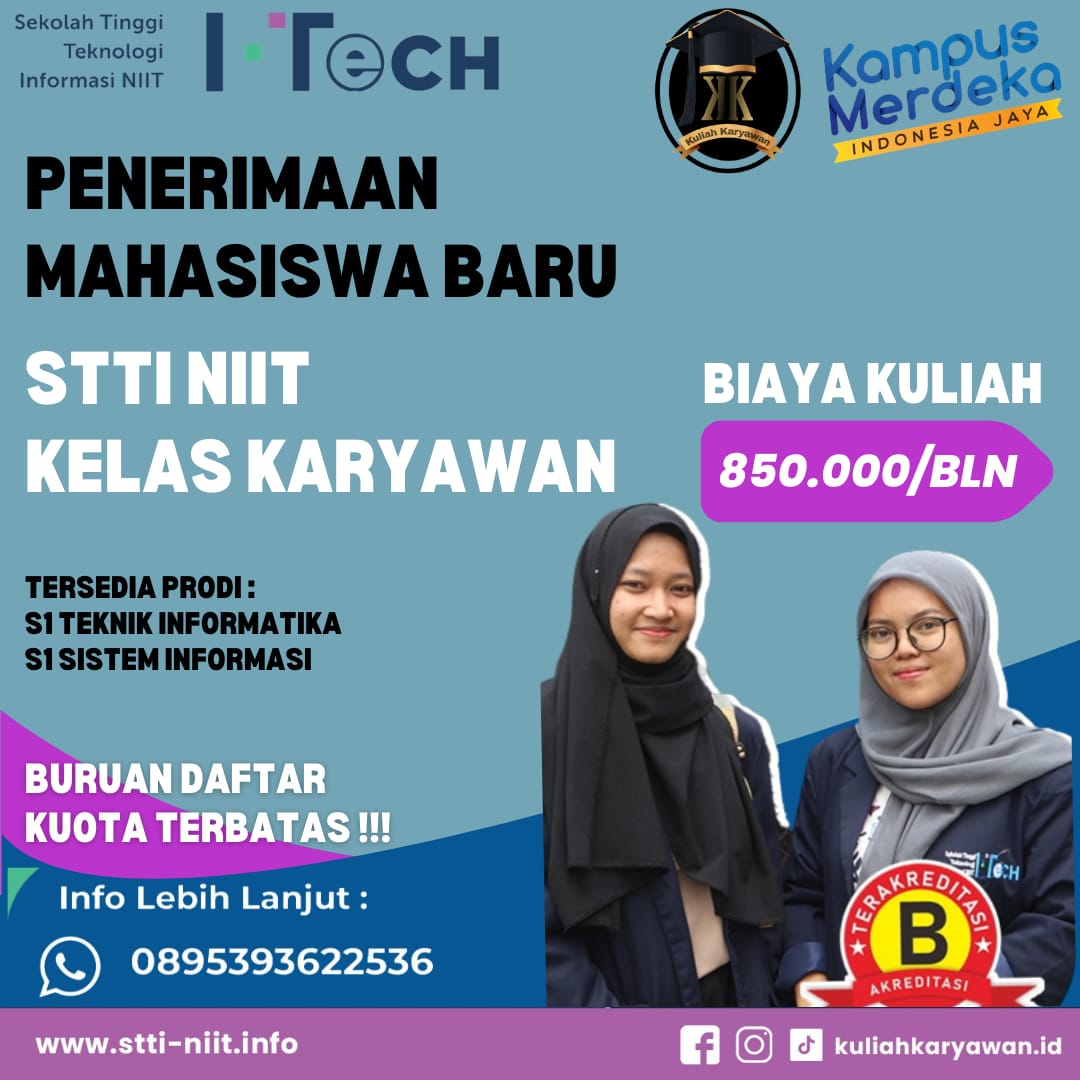 Kuliah Kelas Karyawan Kampus STTI NIIT I TECH