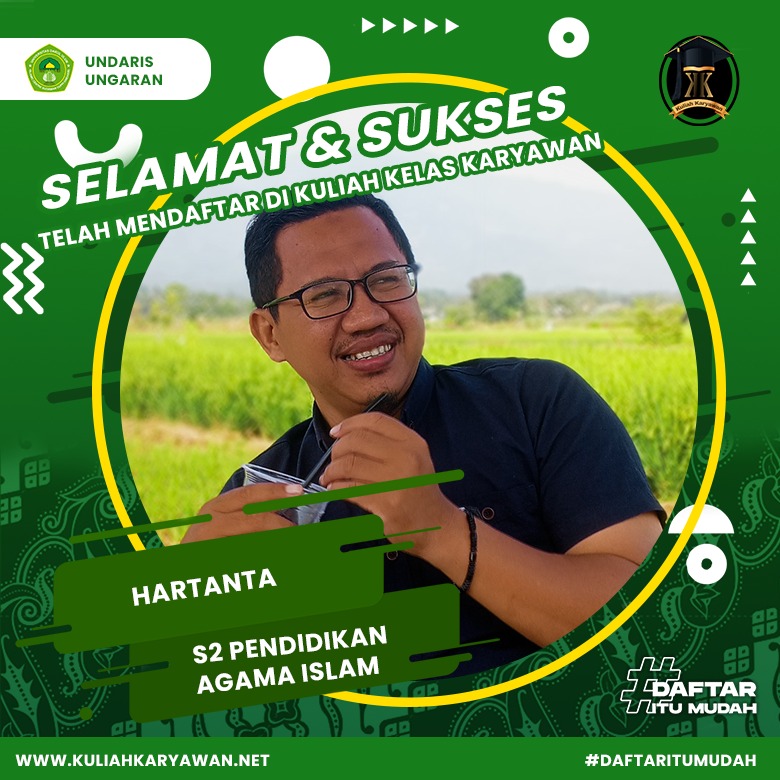 Selamat Dan Sukses Telah Mendaftar Di S2 Pendidikan Agama Islam UNDARIS