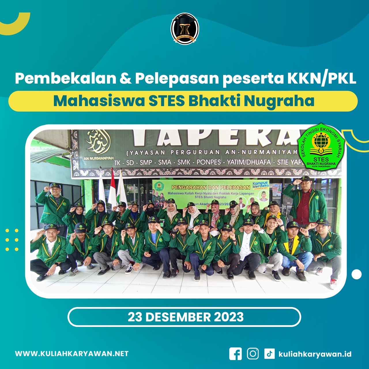 Biaya Kuliah Sekolah Tinggi Ekonomi Syariah Bhakti Nugraha