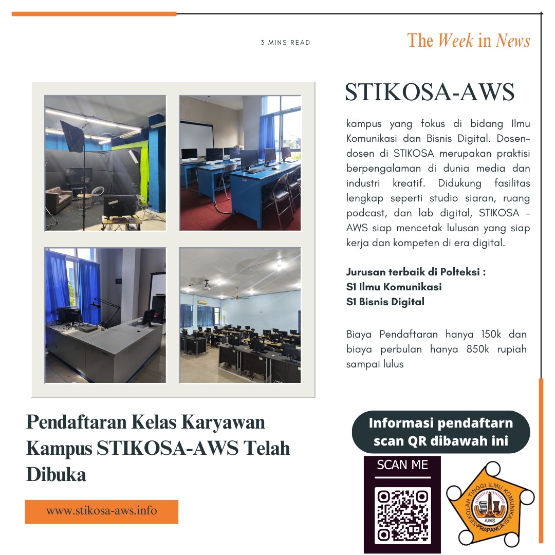 Kuliah di Surabaya Bisa Dicicil Coba Lirik STIKOSA AWS
