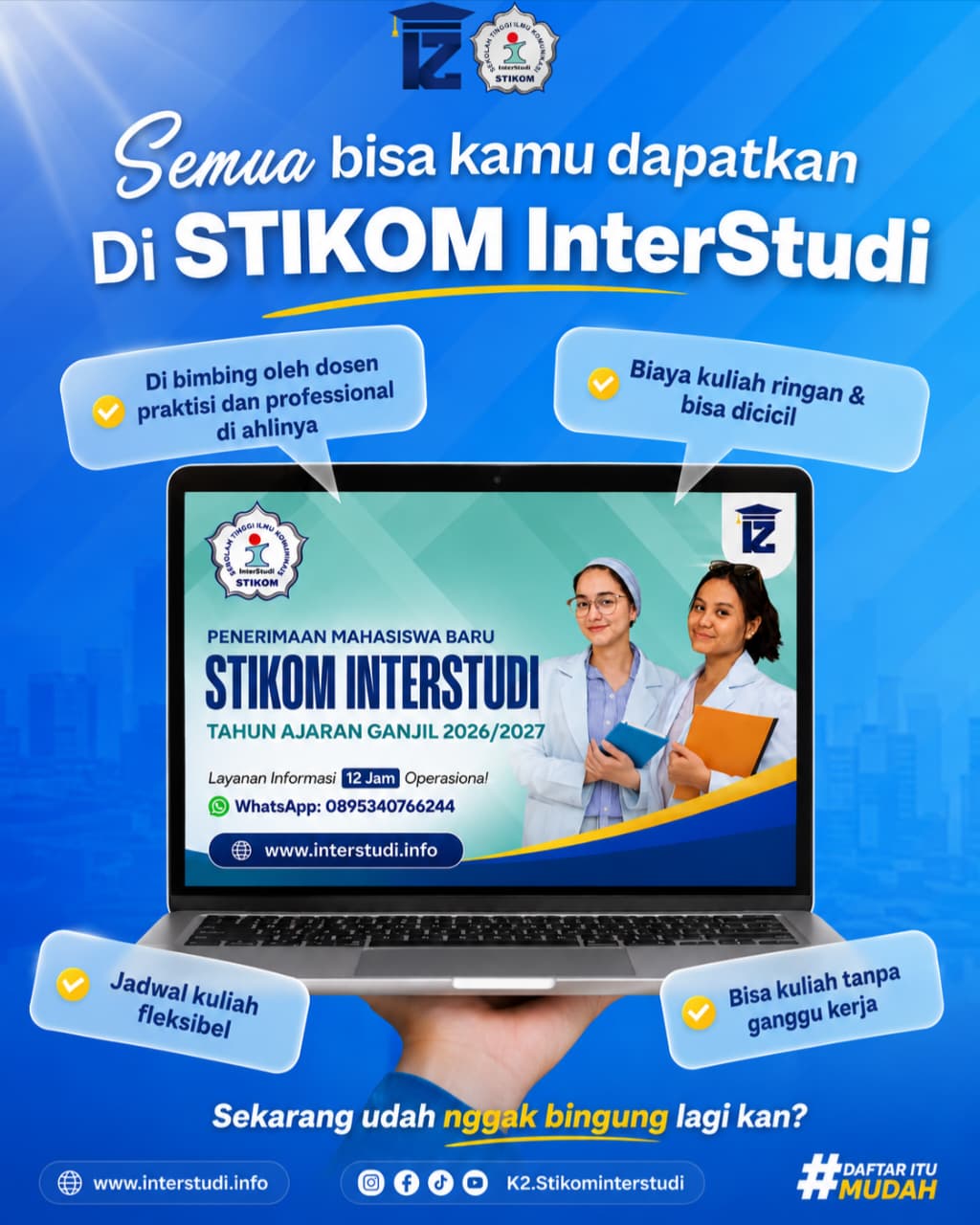 Kuliah Fleksibel, Biaya Terjangkau, Masa Depan Lebih Cerah