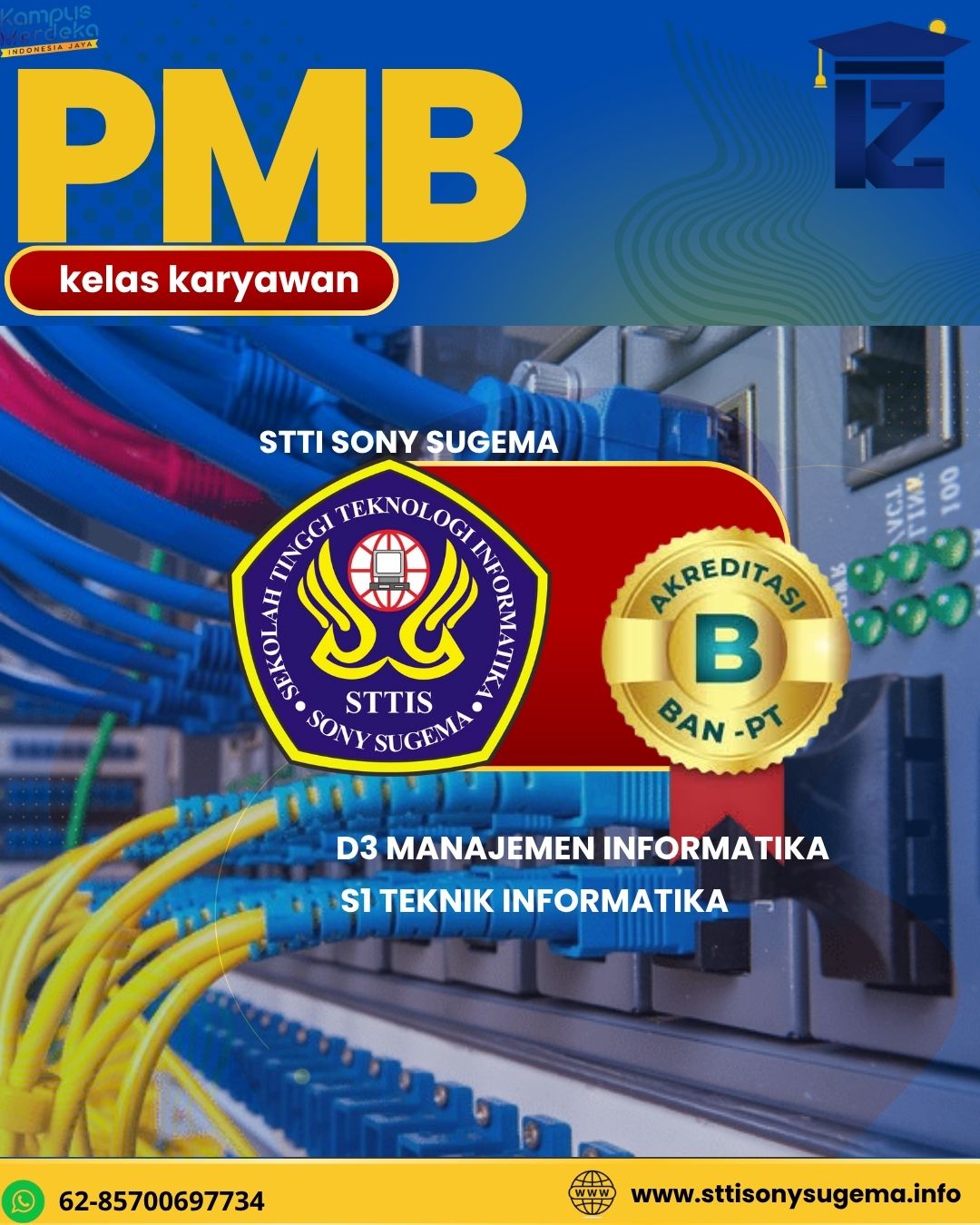 Kuliah Terbaik Akreditasi B Teknik Informatika Sony Sugema