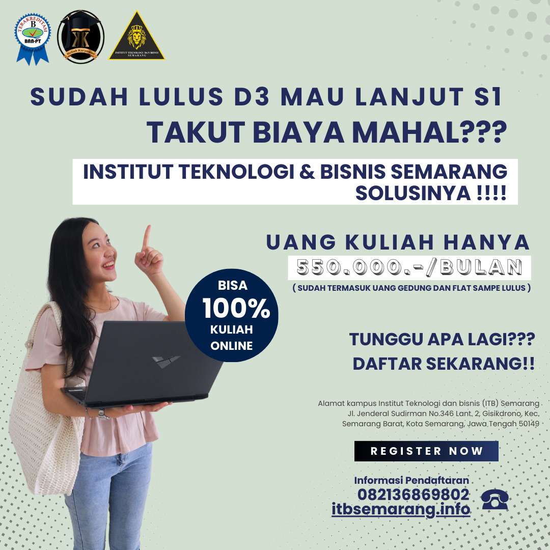 Kontak Pendaftaran Institut Teknologi dan Bisnis Semarang