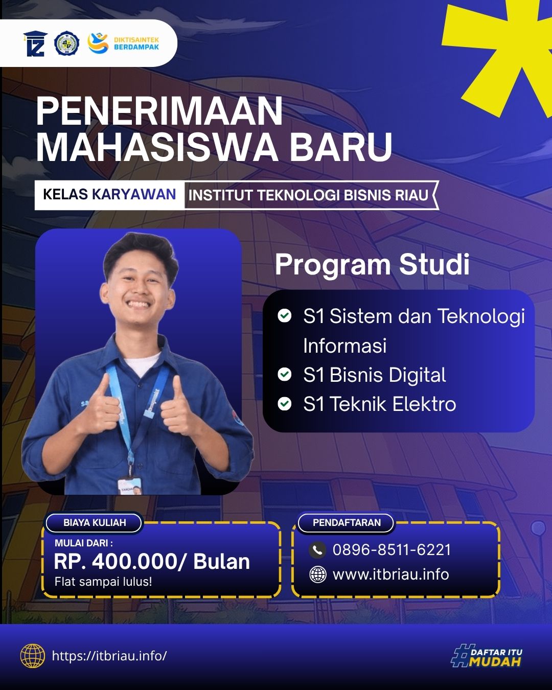 Program Kuliah yang Dicari Karyawan Sibuk Kini Hadir di Pekanbaru