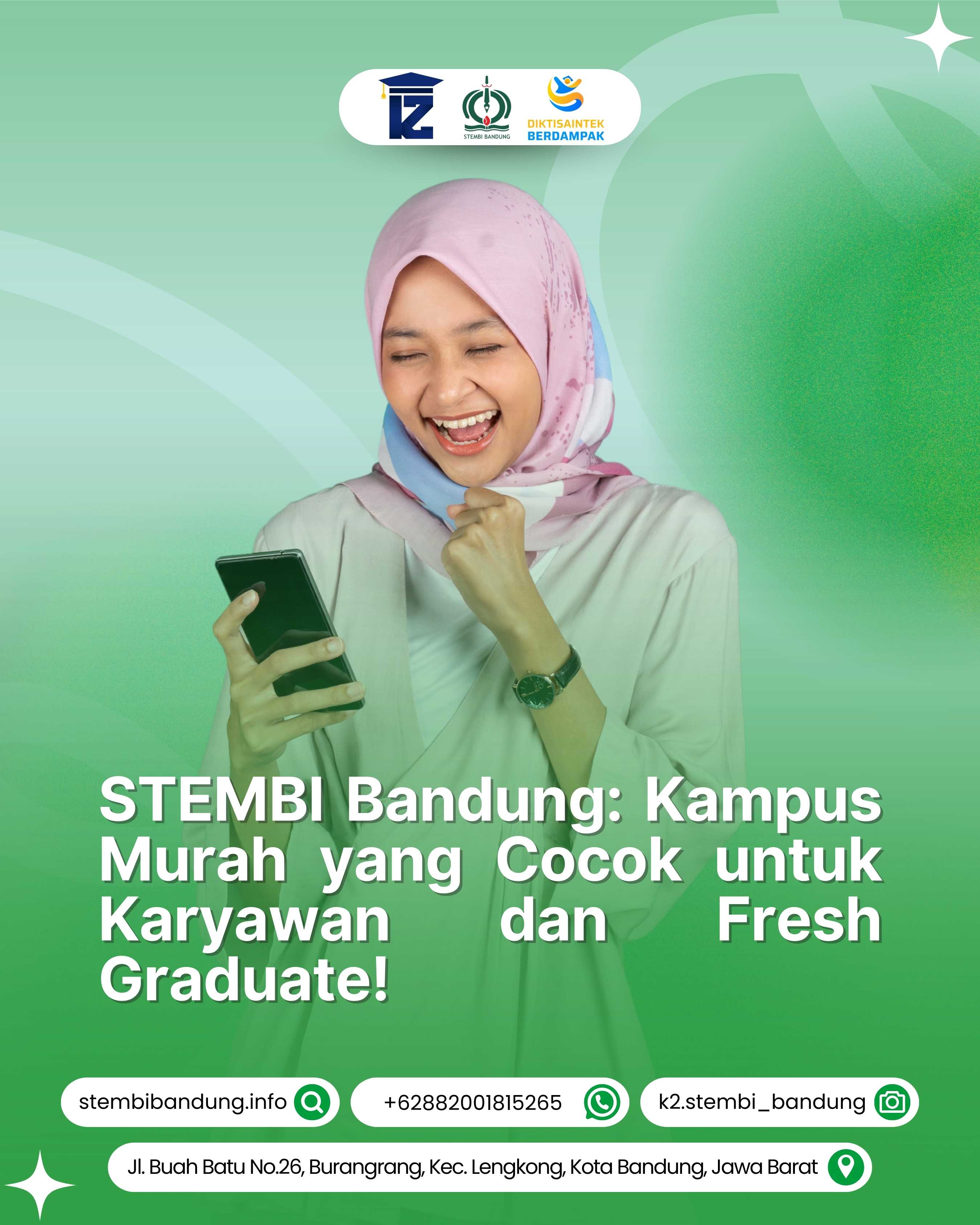 STEMBI Bandung Kampus Murah yang Cocok untuk Karyawan dan Fresh Graduate