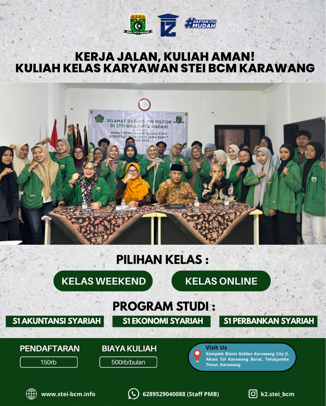 Yuk Gabung di Kelas Karyawan STEI Bina Cipta Madani Karawang
