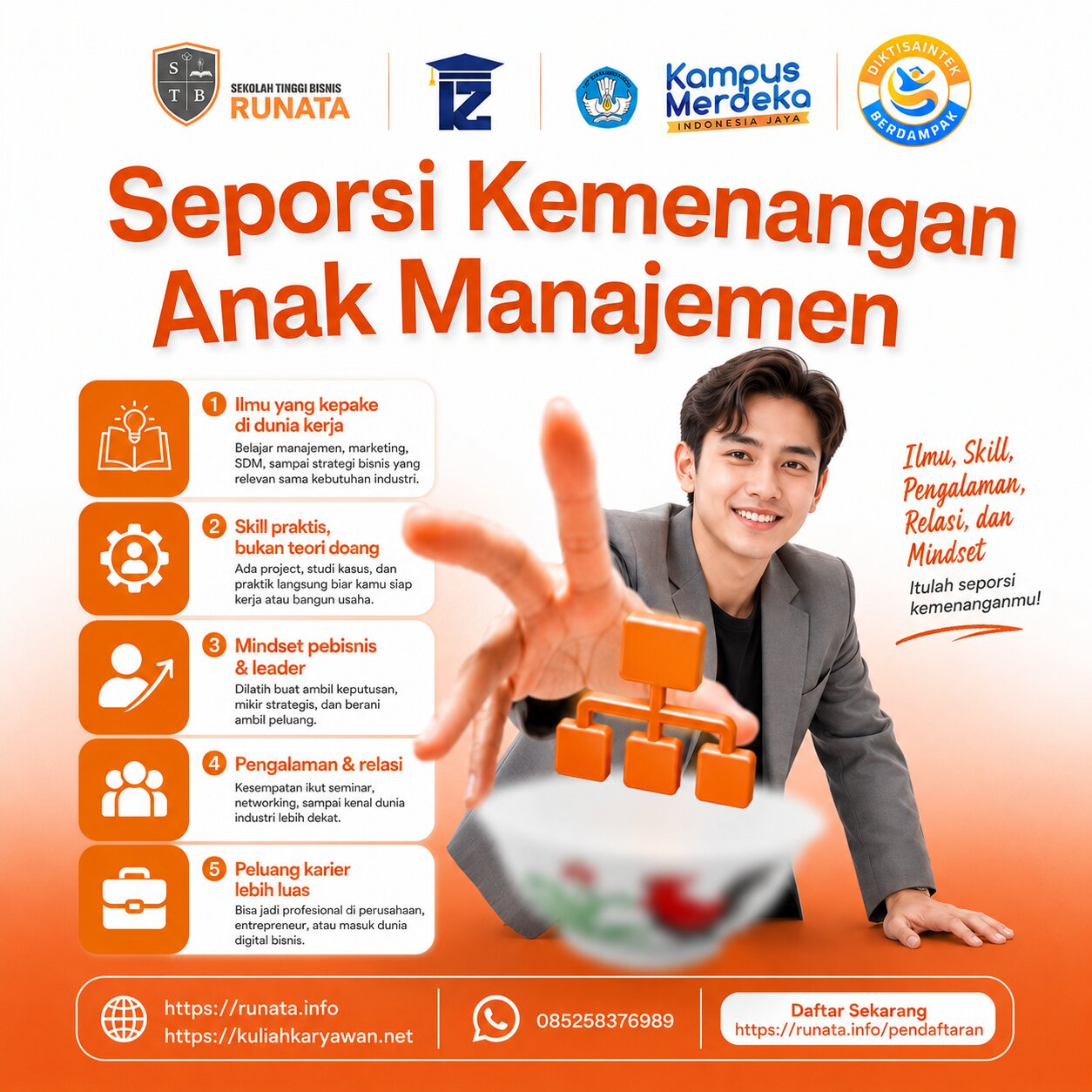 Seporsi Kemenangan Anak Manajemen 