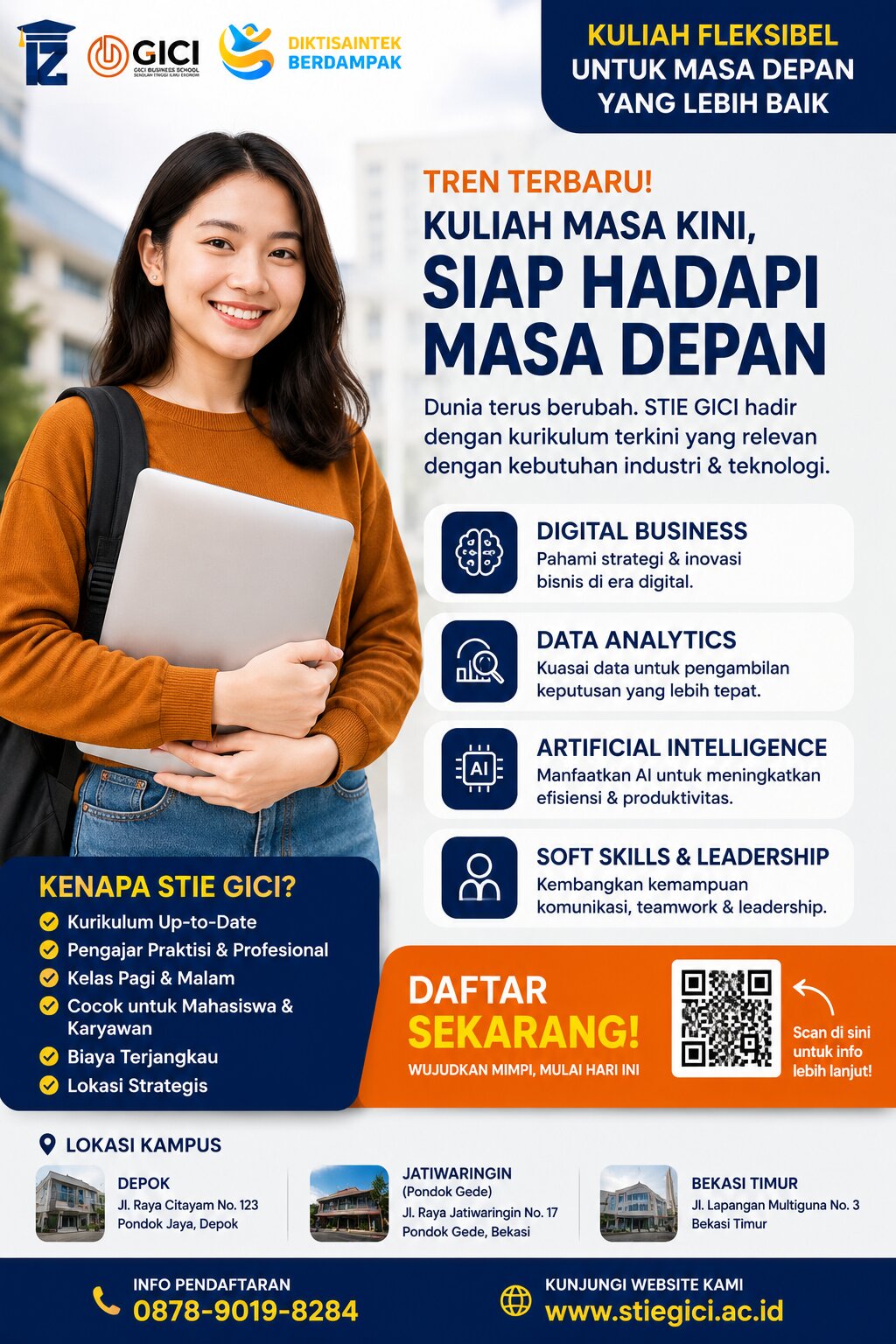 Kuliah Masa Kini, Siap Hadapi Dunia Digital Bersama STIE GICI