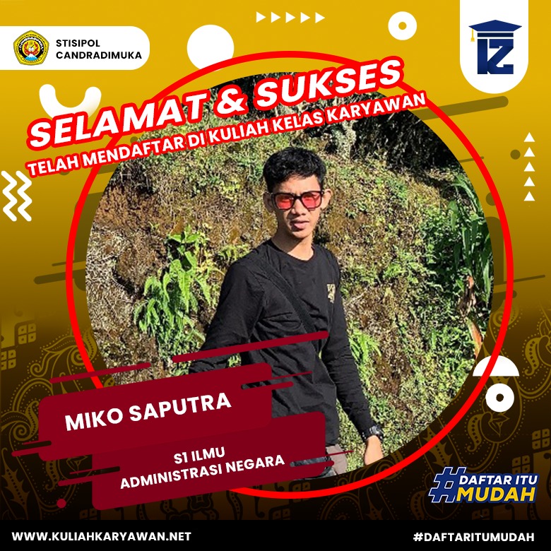 S1 Ilmu Administrasi Negara Rekomendasi Jurusan Kampus STISIPOL Candradimuka Palembang