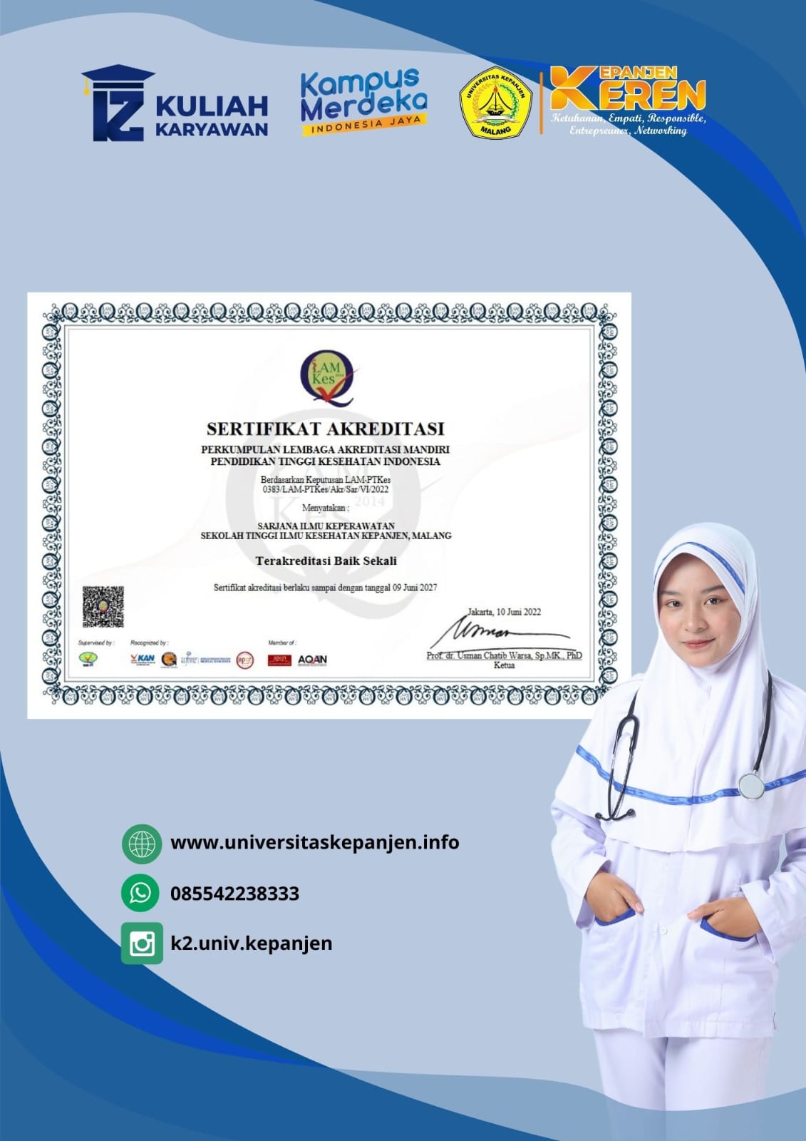 Akreditasi Prodi Keperawatan Univeritas Kepanjen yang Dulunya STIKES Kepanjen 