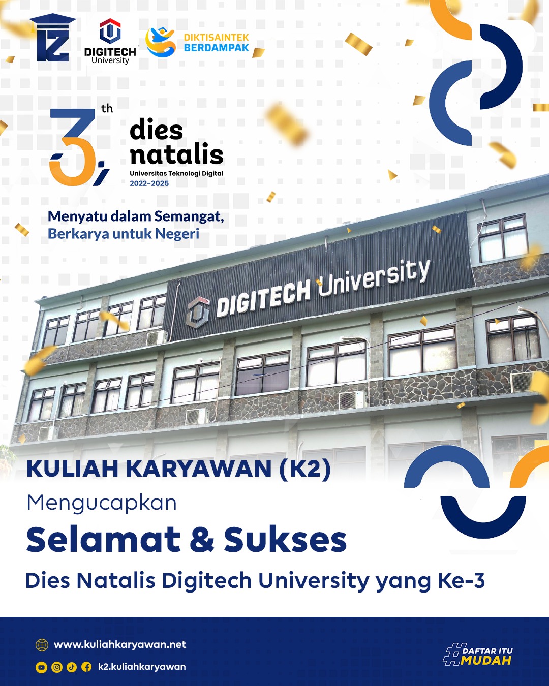 Dies Natalis ke-3 Digitech University