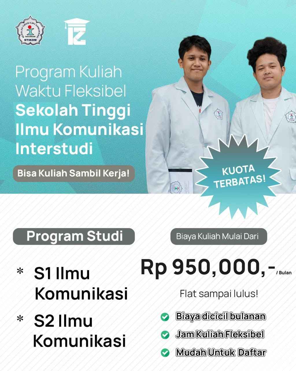 Bangun Karier Sekaligus Pendidikan Bersama STIKOM InterStudi