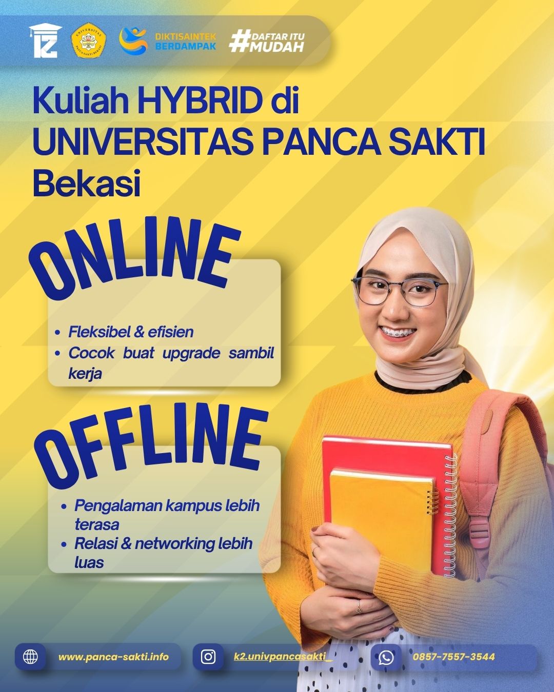 Sistem Perkuliahan Hybrid di Universitas Panca Sakti Bekasi