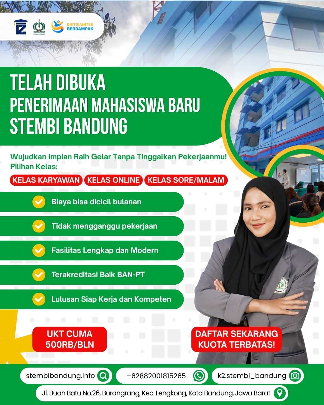 Kuliah di STEMBI Bandung Tanpa Ganggu Pekerjaanmu
