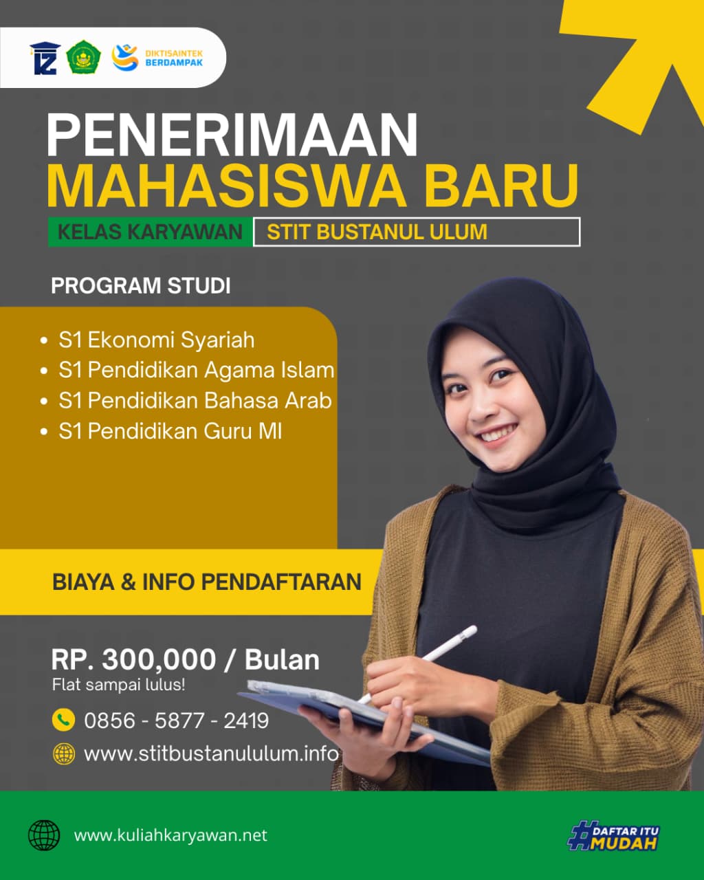 150 Ribu Sudah Bisa Kuliah Di Kampus STIT Bustanul Ulum Lampung