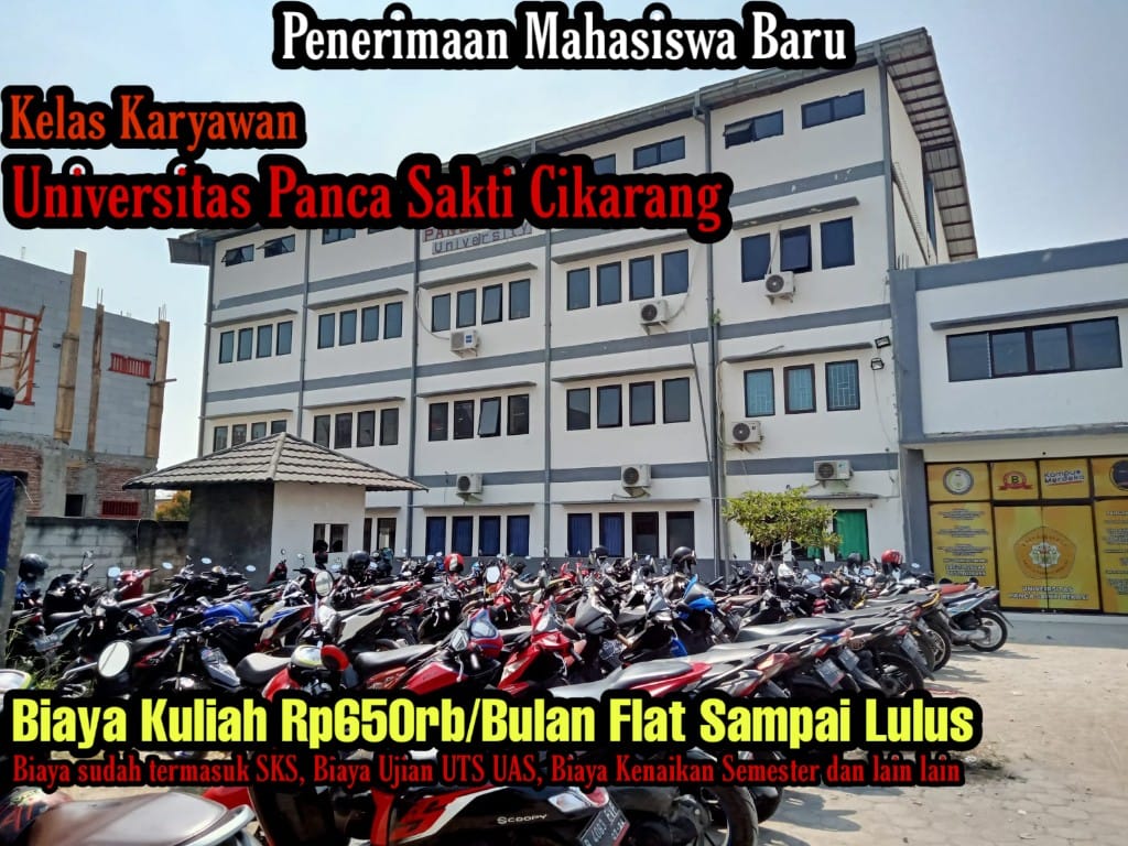 Informasi Pendaftaran Perkuliahan Universitas Panca Sakti Cikarang Pusat