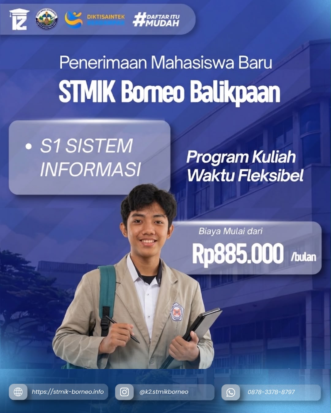 Kuliah Sambil Kerja S1 Sistem Informasi STMIK Borneo Balikpapan