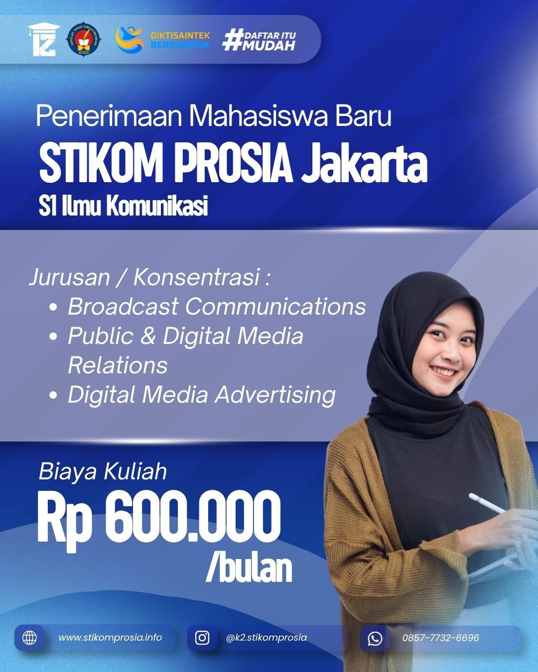 Kuliah Ilmu Komunikasi di STIKOM PROSIA Jakarta
