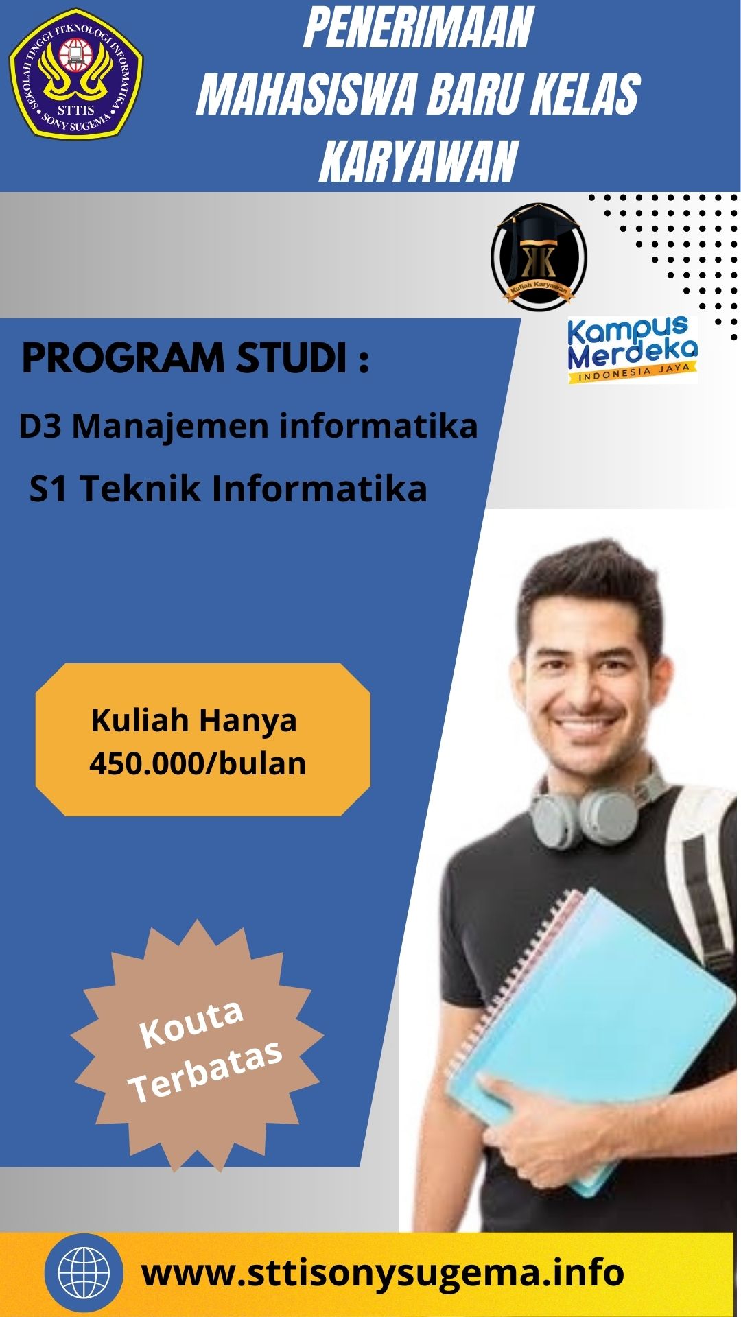 Kelas Karyawan Online Hybrid STTISS  Karawang