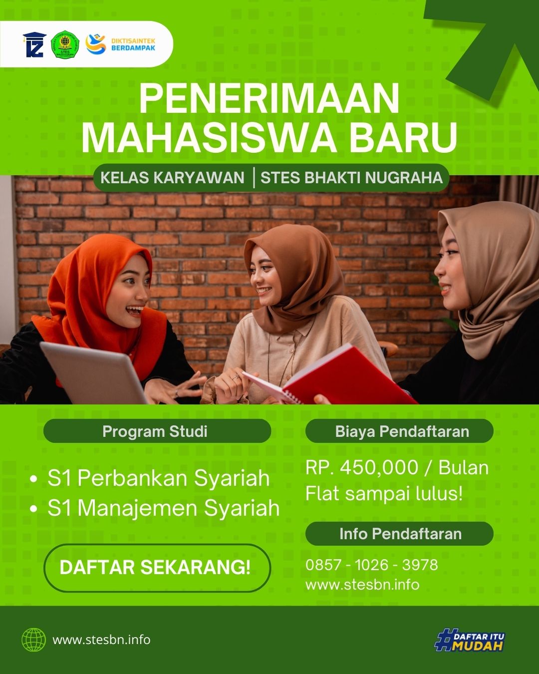 Kuliah Fleksibel untuk Karyawan dengan SPP Sangat Flat per Bulan Sampai Lulus