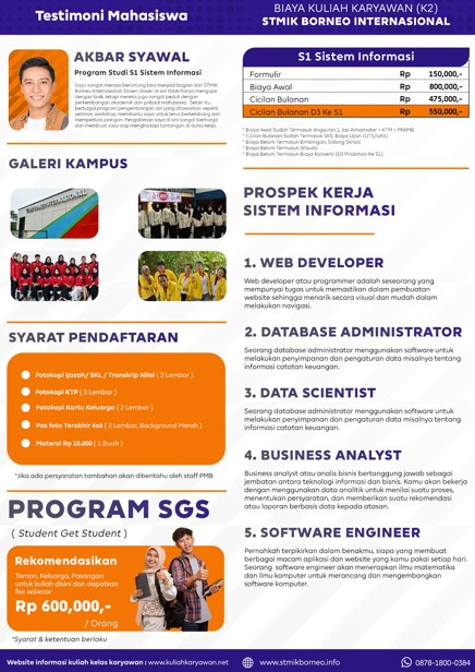 Kuliah Karyawan Online Di STMIK Borneo Internasional Balikpapan