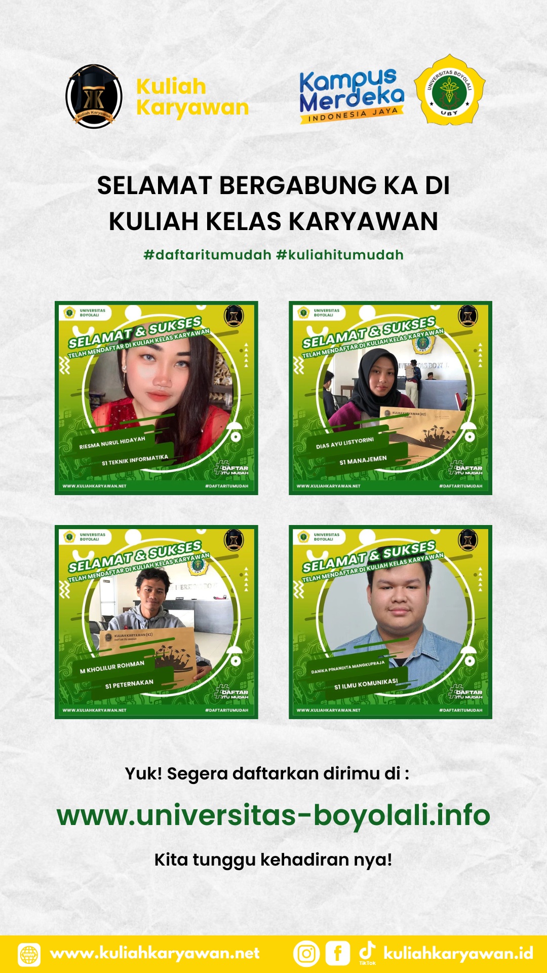 Rekomendasi Kampus Kuliah Karyawan Di Kota Boyolali K2