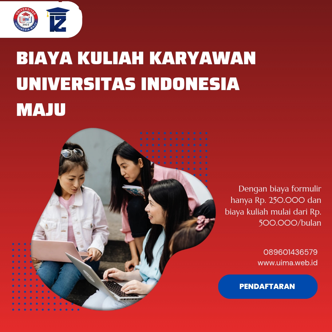 Biaya Kuliah Karyawan Universitas Indonesia Maju 2026