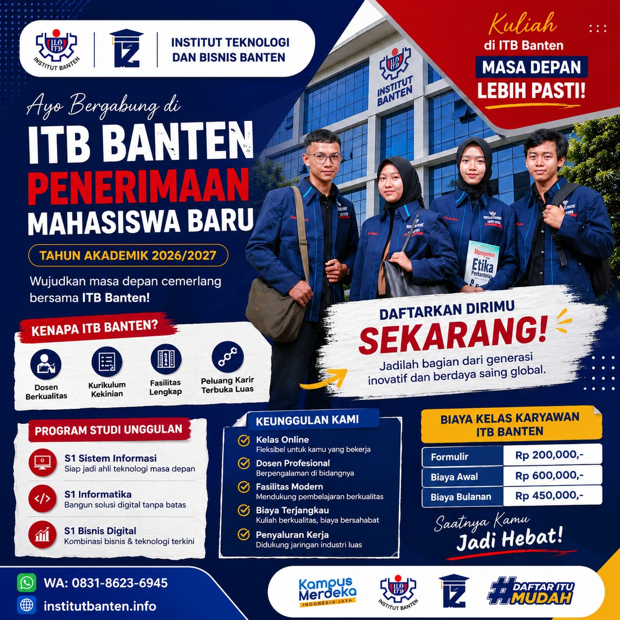 ITB Banten Kampus Jurusan S1 Bisnis Digital Dengan Biaya Terjangkau di Banten