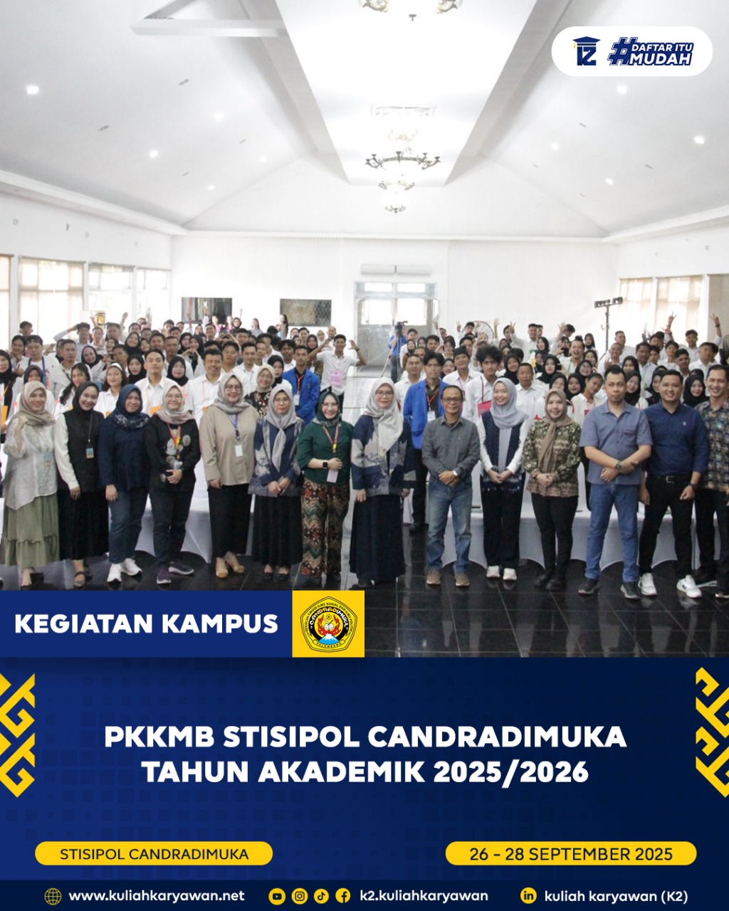 STISIPOL Candradimuka Sukses Melaksanakan PKKMB 2025/2026