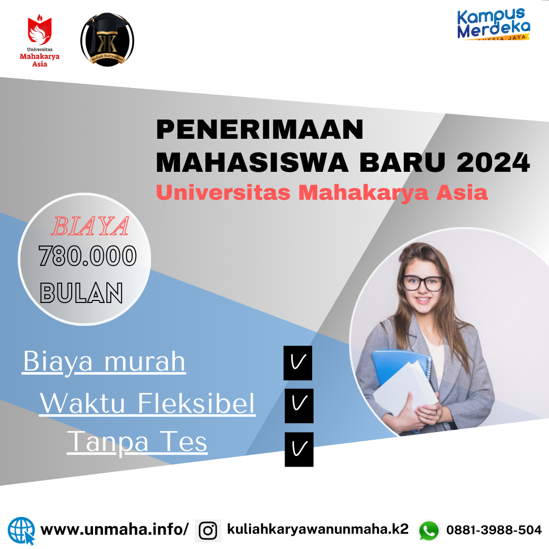 Biaya Kuliah Karyawan Universitas Mahakarya Asia