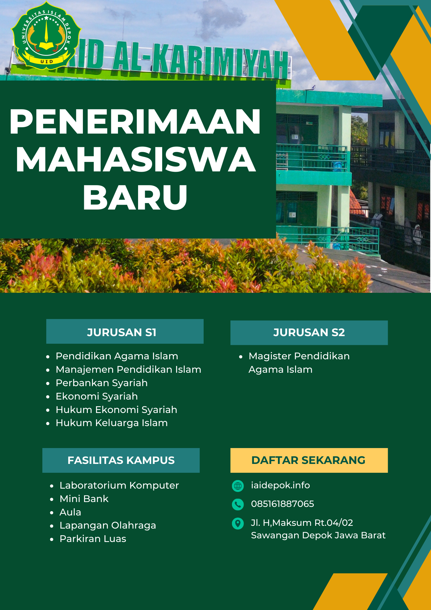 Kelebihan Kuliah Kelas Karyawan Di Kampus K2 Universitas Islam Depok