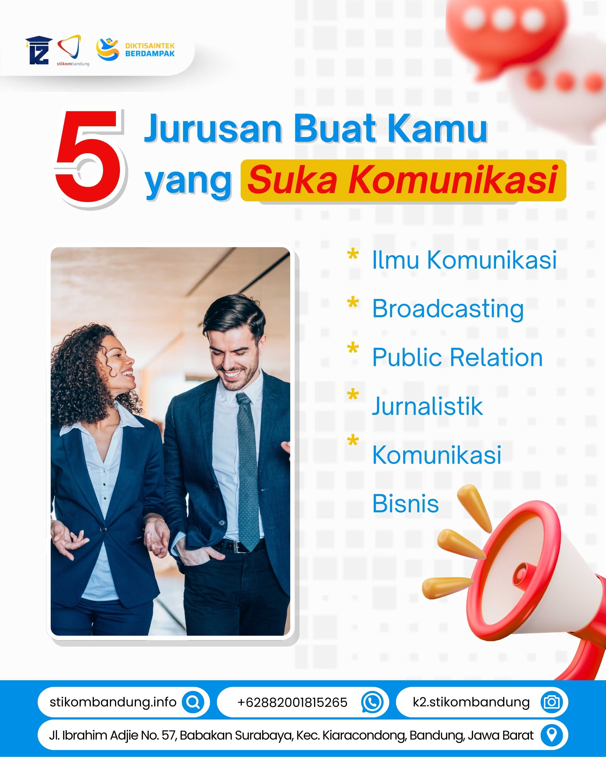 Rekomendasi Jurusan Buat Kamu yang Suka Ilmu Komunikasi Terbaik di Kota Bandung