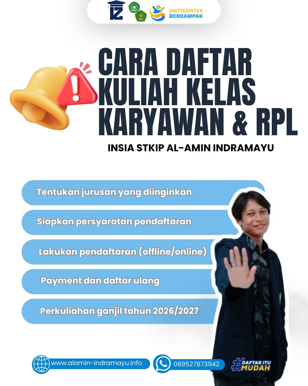 Daftar Itu Mudah Di INSIA dan STKIP Al Amin Indramayu 