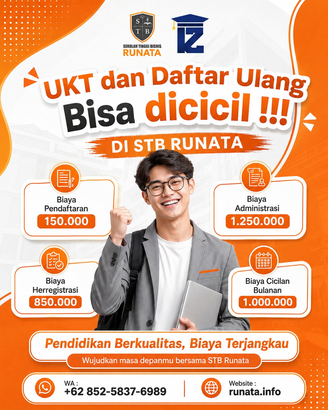 Biaya UKT di STB Runata Bisa Dicicil