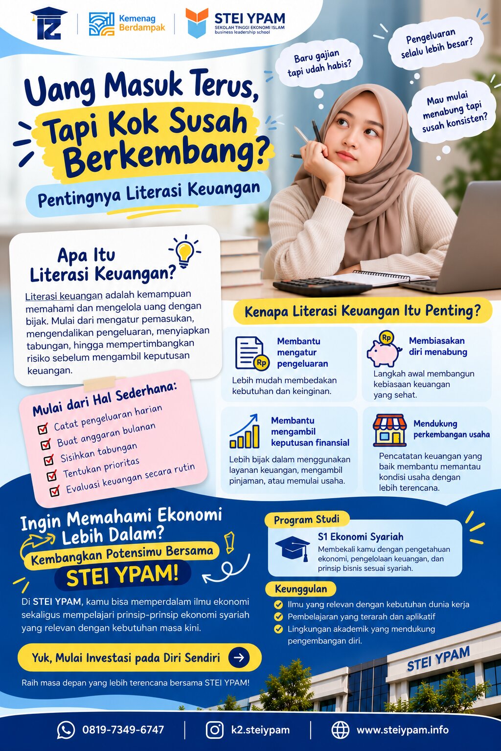 Uang Masuk Terus, Tapi Kok Susah Berkembang Pentingnya Literasi Keuangan